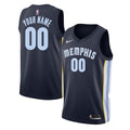 Memphis Grizzlies Nike Swingman Custom Jersey Navy - Icon Edition