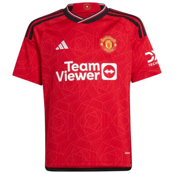 Hannibal Mejbri Manchester United adidas Youth Replica Player Jersey – Red