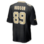 Tommy Hudson New Orleans Saints Nike Team Game Jersey -  Black