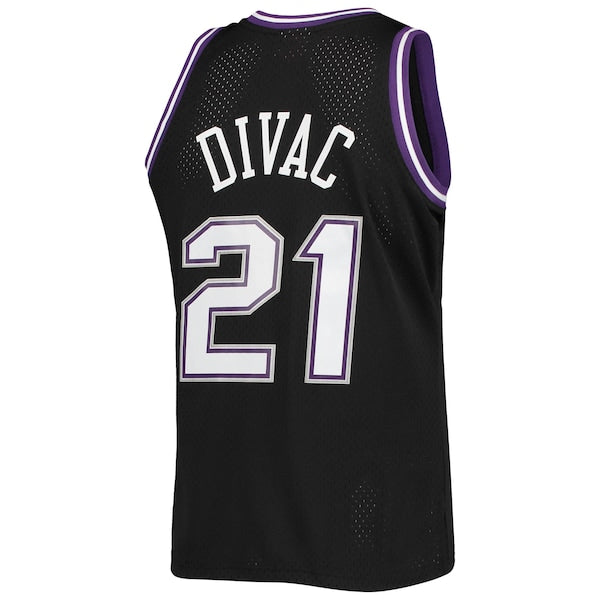 Vlade Divac Sacramento Kings 2000/01 Hardwood Classics Swingman Jersey - Black