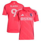 João Klauss St. Louis City SC adidas 2025 Forever CITY Red Replica Player Jersey - Red