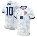Lindsey Heaps USMNT Nike Youth 2025 Home Replica Player Jersey - White