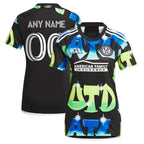 Atlanta United FC adidas Women's 2024 The 404 Replica Custom Jersey - Black