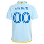 Atlanta United FC adidas Youth 2024 The Resurgens Kit Replica Custom Jersey - Light Blue