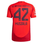 Jamal Musiala Bayern Munich adidas 2024/25 Home Authentic Player Jersey - Red