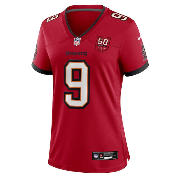 Emeka Egbuka Tampa Bay Buccaneers Nike Women's 50th Season Team Game Jersey - Red/Creamsicle/White