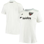 D.C. United adidas Women's 2020 Away Team Replica Jersey - White