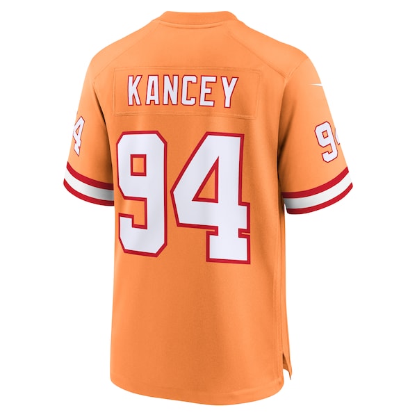 Calijah Kancey Tampa Bay Buccaneers Nike Alternate Team Game Jersey - Orange/White