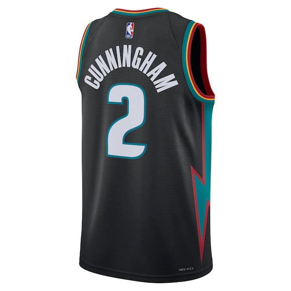 Cade Cunningham Detroit Pistons Nike Unisex 2025/26 Swingman Jersey - Charcoal - City Edition