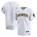Milwaukee Brewers Nike  Alternate Limited Jersey – White