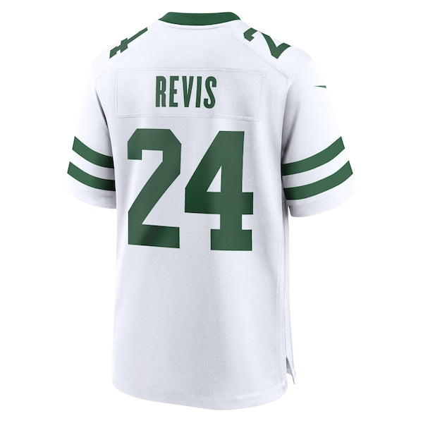 Darrelle Revis New York Jets Nike Legacy Retired Player Game Jersey - White/Green