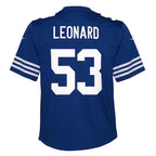 Shaquille Leonard Indianapolis Colts Nike Youth Game Jersey - Royal/Blue