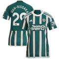 Aaron Wan-Bissaka Manchester United adidas Women's 2023/24 Away Replica Player Jersey - Green