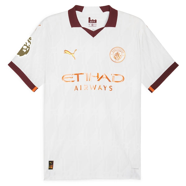 Jack Grealish Manchester City Puma 2023/24 Away Authentic Jersey - White