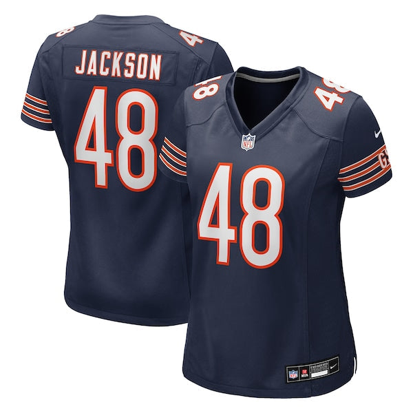 D'Marco Jackson Chicago Bears Nike Women's Team Game Jersey -  Navy