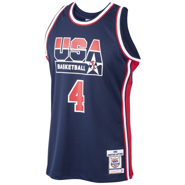 Christian Laettner USA Basketball 1992 Dream Team Authentic Jersey - Navy