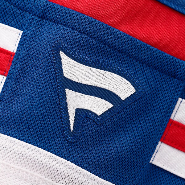 Mika Zibanejad New York Rangers  Away Premium Jersey - White/Navy/Blue