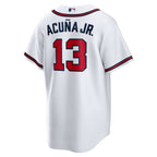 Ronald Acuna Jr. Atlanta Braves Nike Home Replica Player Name Jersey - White/Navy