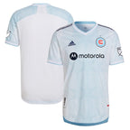 Chicago Fire adidas 2022 Lakefront Kit Authentic Blank Jersey - White