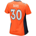 Terrell Davis Denver Broncos Nike Women's Game Retired Player Jersey - Orange/Navy