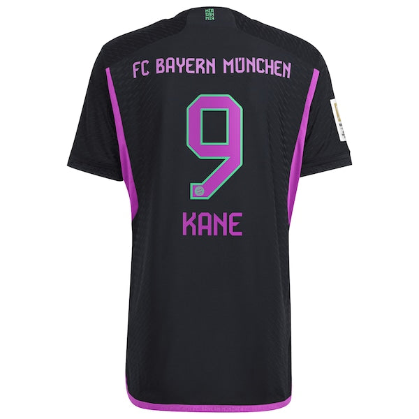 Harry Kane Bayern Munich adidas 2023/24 Away Authentic Player Jersey - Black/White
