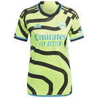 Declan Rice Arsenal adidas Women's 2023/24 Away Replica Player Jersey - Yellow/Green/Red