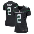 Zach Wilson New York Jets Nike Women's Player Jersey - Black/Green/White