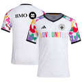 CF Montreal adidas 2023 Pride Pre-Match Top - White