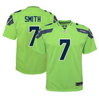 Geno Smith Seattle Seahawks Nike Youth Alternate Player Game Jersey - Neon Green