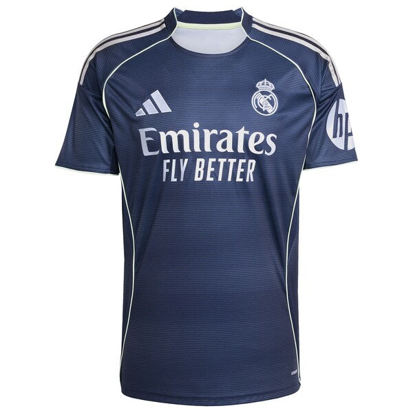 Jude Bellingham Los Merengues adidas 2025/26 Away Replica Player Jersey - Blue