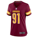 John Ridgeway Washington Commanders Nike Women's  Game Jersey -  Burgundy