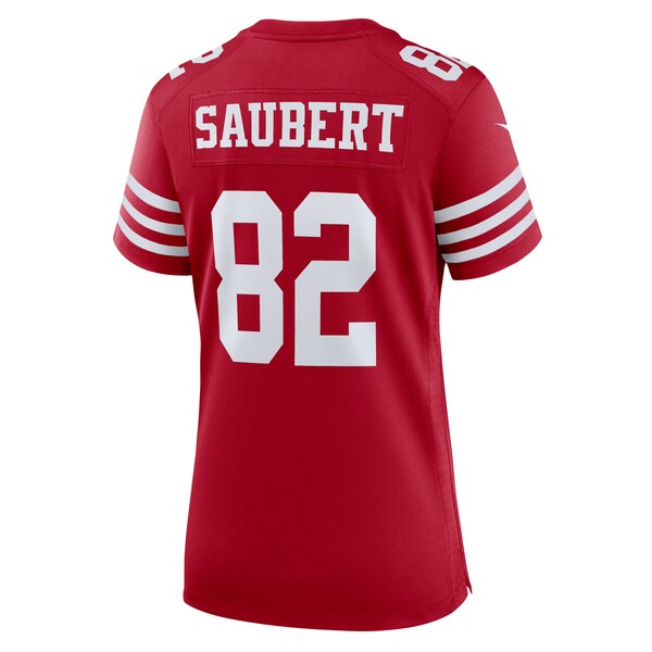 Eric Saubert San Francisco 49ers Nike Women's Team Game Jersey -  Scarlet
