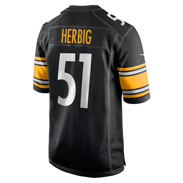 Nick Herbig Pittsburgh Steelers Nike  Game Jersey -  Black