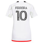 Jesus Ferreira FC Dallas adidas Women's 2024 Burn Baby Burn Replica Player Jersey - White