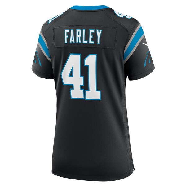 Matthias Farley Carolina Panthers Nike Women's  Game Jersey -  Black