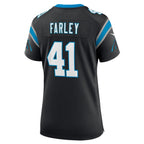 Matthias Farley Carolina Panthers Nike Women's  Game Jersey -  Black