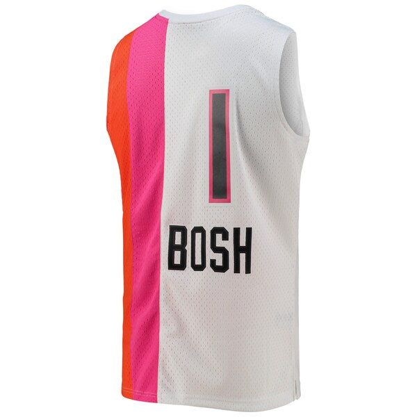 Chris Bosh Miami Heat 2001/02 Hardwood Classics Swingman Jersey - White