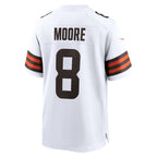 Elijah Moore Cleveland Browns Nike Team Game Jersey -  White/Brown