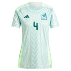 Edson Alvarez Mexico National Team adidas Women's 2024 Away Replica Player Jersey - Green/Burgundy