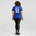 Abdul Carter New York Giants Nike Women's First Round Pick Game Jersey - Royal