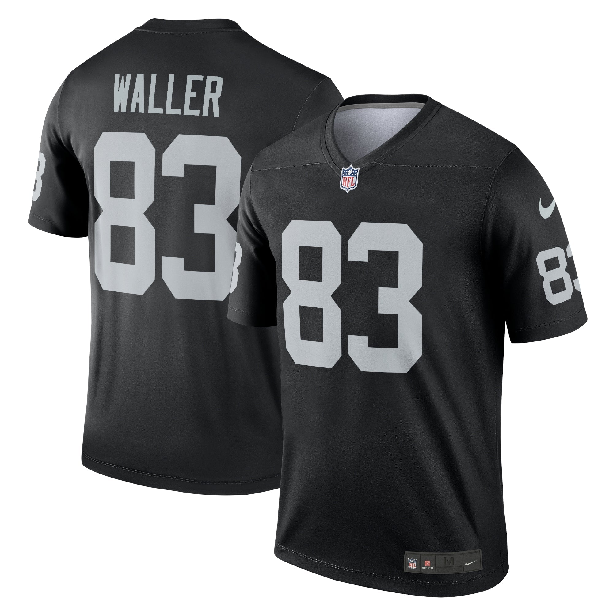 Darren Waller Las Vegas Raiders Nike Alternate Legend Jersey - White/Black