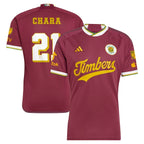 Diego Chara Portland Timbers adidas 2024 Archive Authentic Jersey - Red