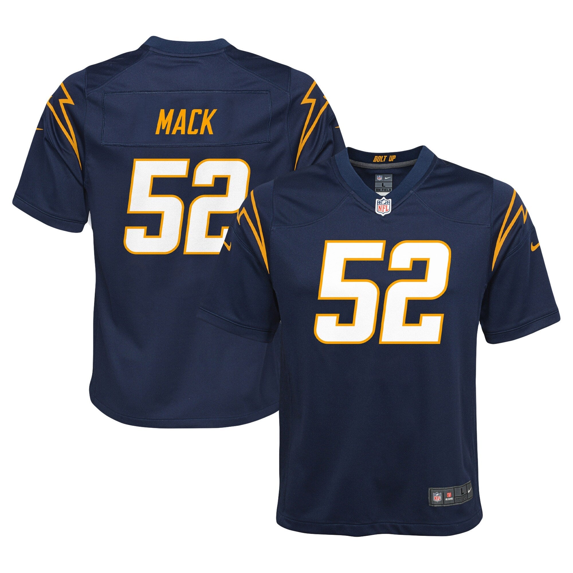 Khalil Mack Los Angeles Chargers Nike Youth Game Jersey - Powder Blue/Navy
