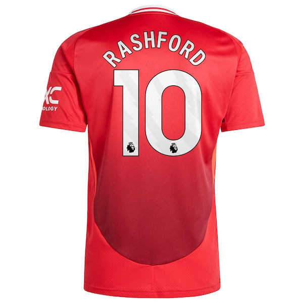 Marcus Rashford Manchester United 2024/25 Home Replica Player Jersey - Red