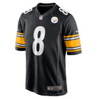 Kenny Pickett Pittsburgh Steelers Nike Player Game Jersey - Black/White