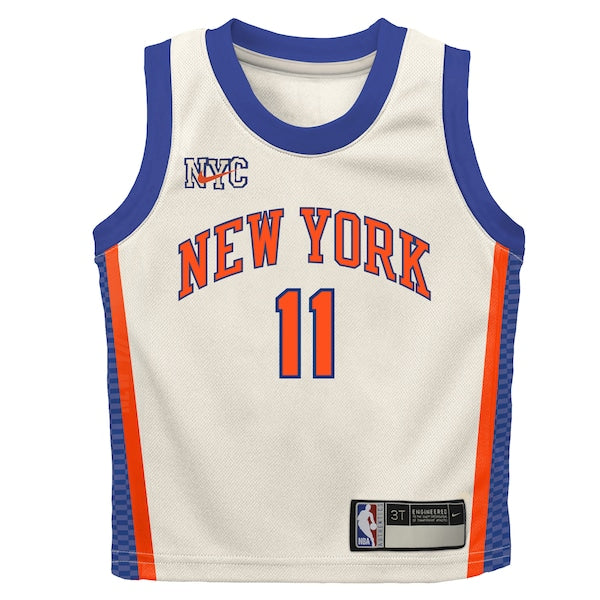 Jalen Brunson New York Knicks Nike Toddler 2025/26 City Edition Swingman Jersey - Cream