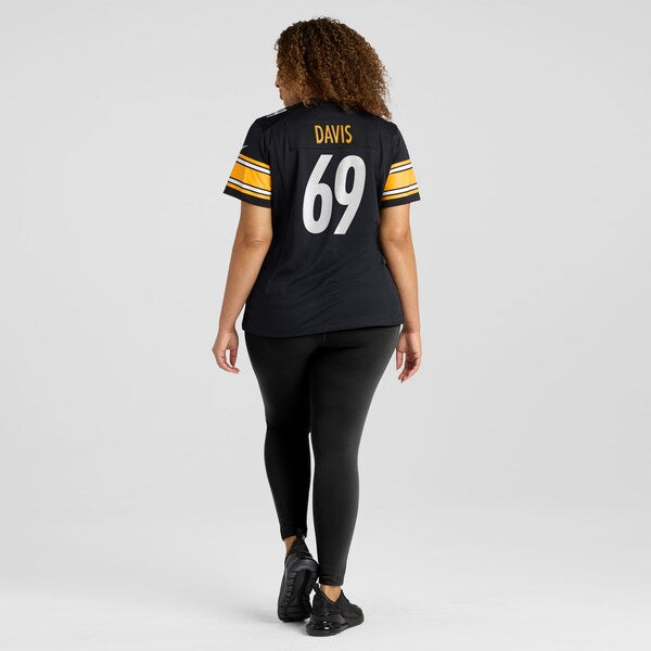 Domenique Davis Pittsburgh Steelers Nike Women's  Game Jersey -  Black
