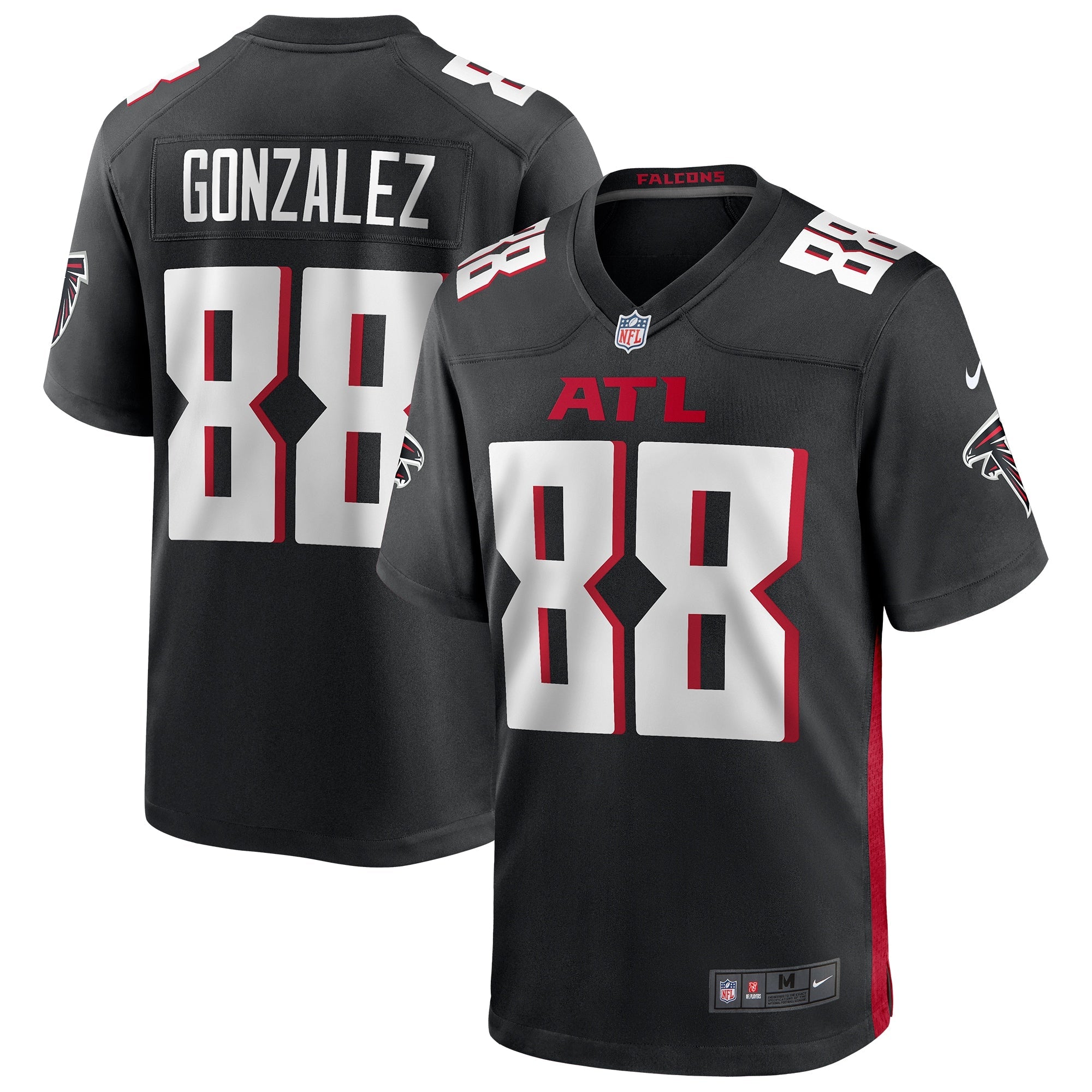 Tony Gonzalez Atlanta Falcons Nike Retired Player Alternate Game Jersey - Red/Black