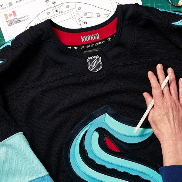 Seattle Kraken  Home Authentic Pro Jersey - Deep Sea Blue