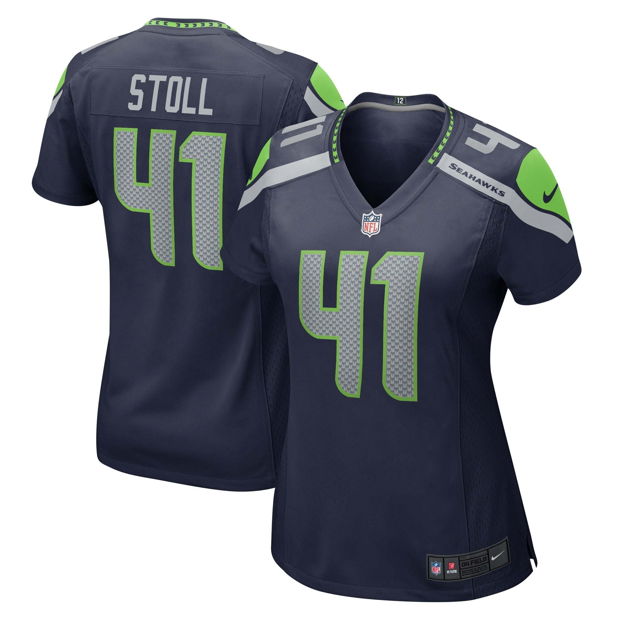 Chris Stoll Seattle Seahawks Nike Women's Team Game Jersey -  College Navy/Navy